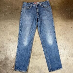 Vintage 90s American eagle straight leg blue denim jeans
